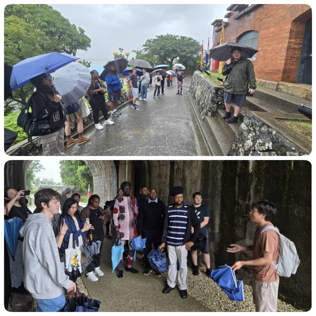 IMAS Student Alexander Hilliker presented on the history of Fort San Domingo, while Luke Tay explained the course of the Sino-French War at a Qing Dynasty artillery site